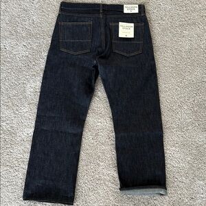 Tellason Stock Men’s Blue Straight Leg Jeans 34/30 BRAND NEW w TAGS 🏷️